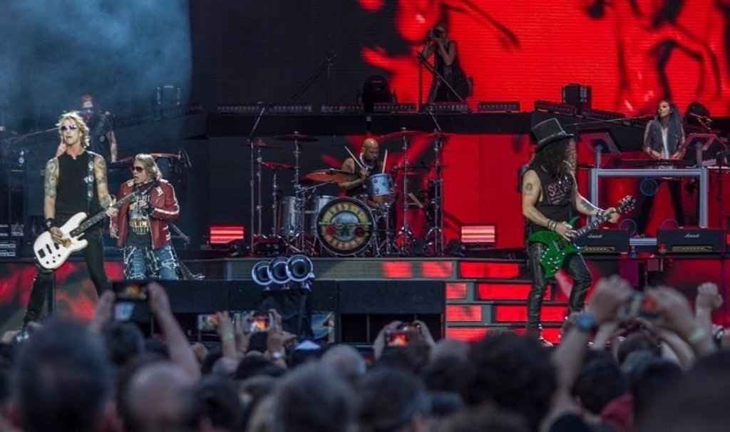 VÍDEO Así fue el concierto de Guns n' Roses en Madrid