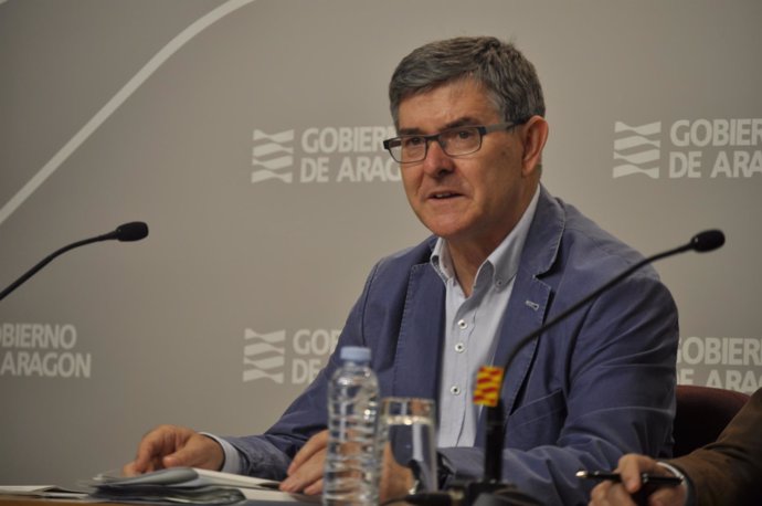 El consejero de Presidencia del Gobierno de Aragón, Vicente Guillén.