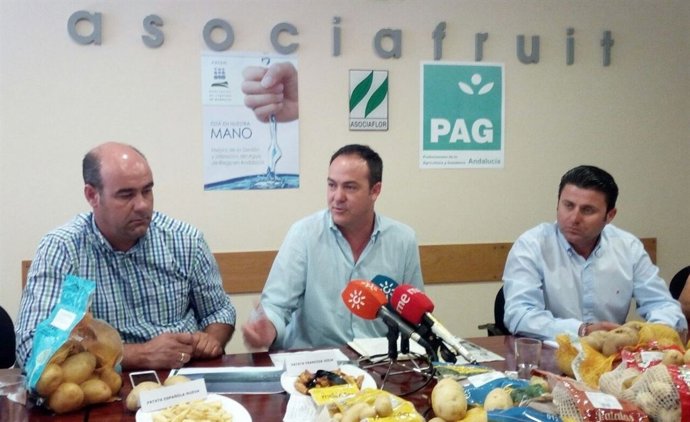 Representantes de Asociafruit,PAG Sevilla y Areda en rueda de prensa