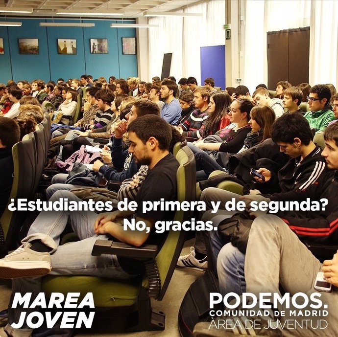 Imagen de Podemos en la Comunidad de Madrid