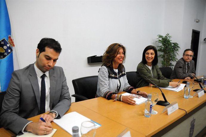 La conselleira de Medio Rural en una presentación en Ourense.