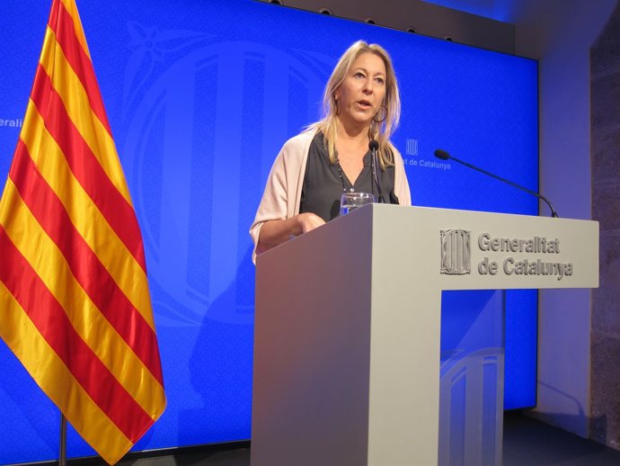 La portaveu del Govern, Neus Munté