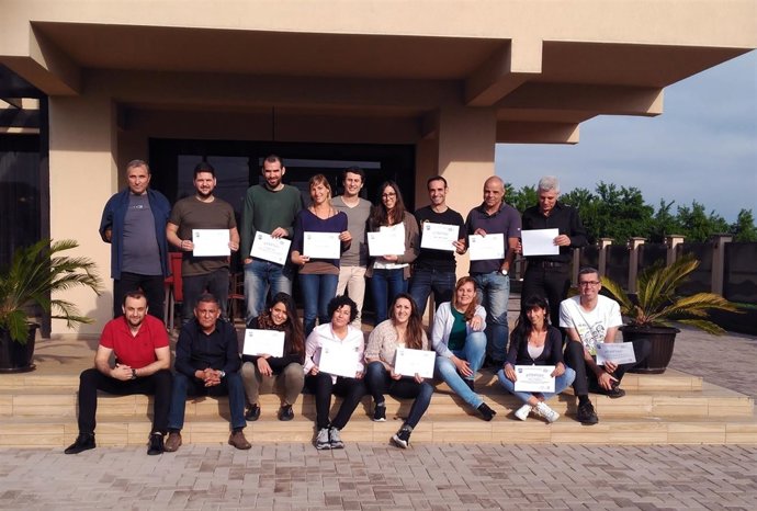 Grupo de empresarios y emprendedores catalanes que han viajado a Rumanía