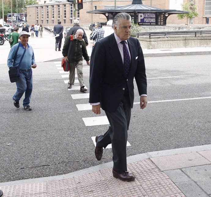 Luis Bárcenas acude a los juzgados de Plaza de Castilla