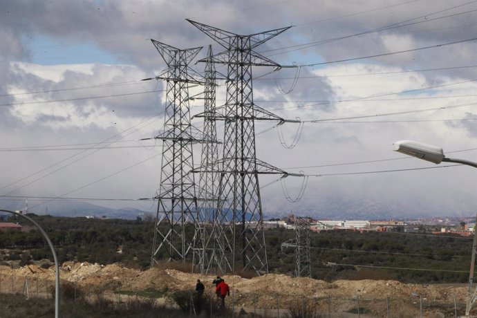 Electricidad, energía, cables, torres eléctricas, corriente