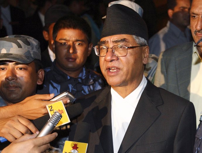 Sher Bahadur Deuba, nuevo primer ministro de Nepal