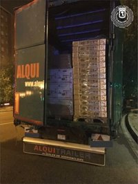 Recuperado en Ciudad Lineal un camión robado lleno de electrodomésticos