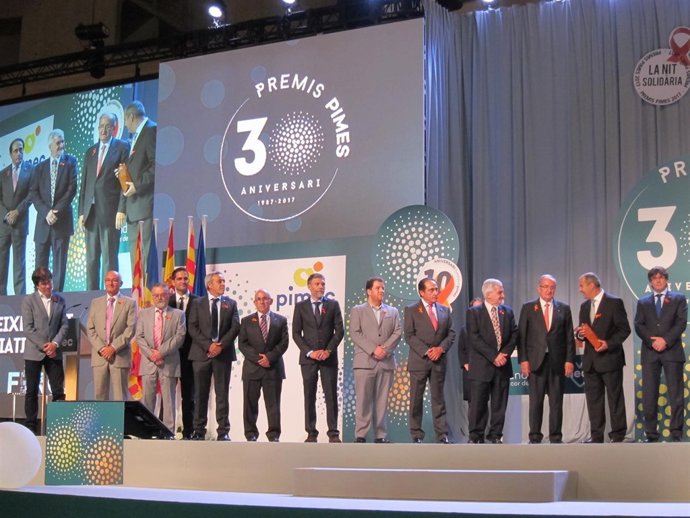 Galardonados de los XXX Premios Pimes