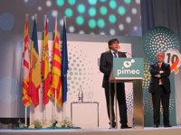 Puigdemont: "Si alguien de fuera quiere saber qué piensan nuestros empresarios, que pregunten a las pymes"