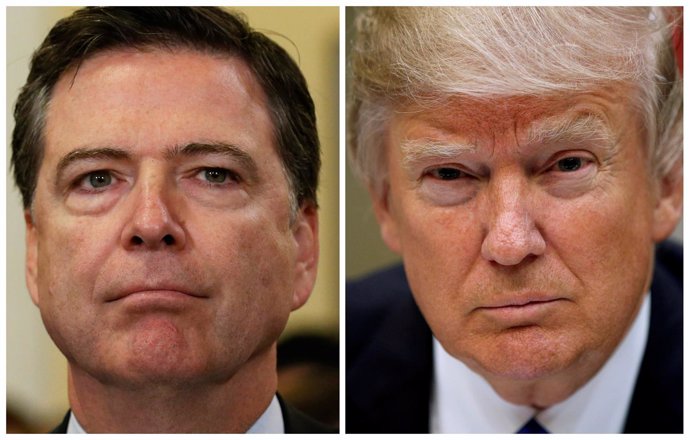 James Comey y Donald Trump