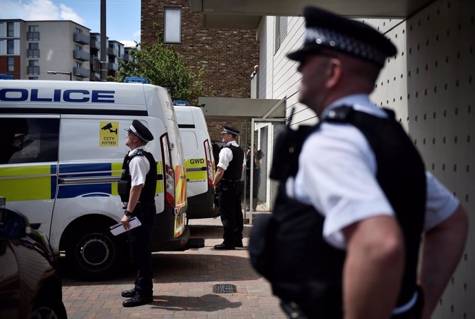 Operación de la Policía en Londres