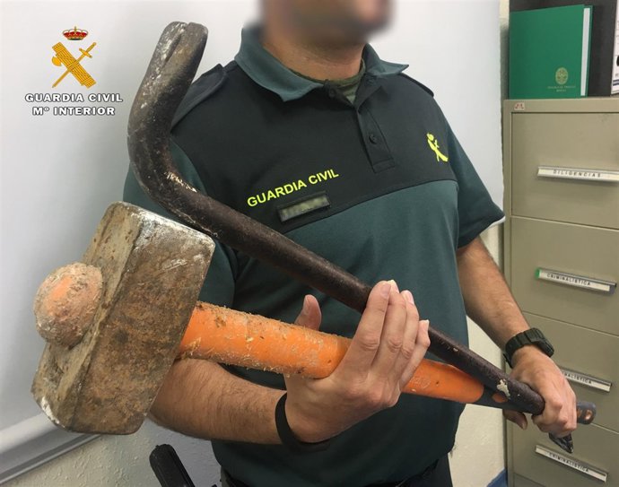 Herramientas usadas en el robo