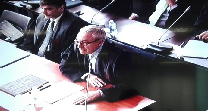 L abogado de D.Osàcar, Xavier Melero, en el juicio del caso Palau