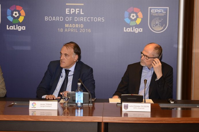 Javier Tebas i Lars Christer Olsson 