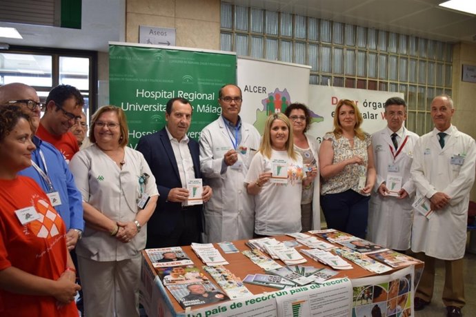 Ruiz Espejo en mesas día del donante 