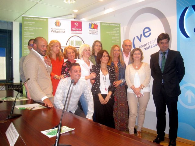 Presentación en la CVE de la 'Valladolid Shopping Night'.