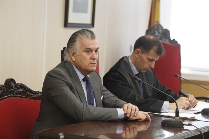 Luis Bárcenas en el judici per al seu possible reingrés en el PP