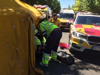 Herida muy grave una mujer de 80 años tras ser atropellada por un turismo en la calle Doctor Esquerdo