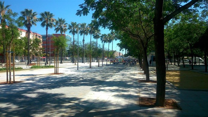 Así ha quedado la zona libre de Juan Antonio Cavestany.