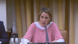 La presidenta de Cofapa, Begoña Ladrón de Guevara, en el Congreso