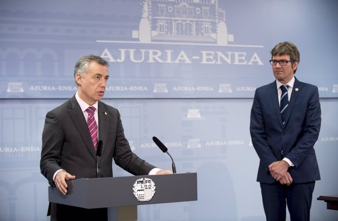 Iñigo Urkullu y Gorka Urtaran