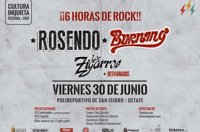 Sorteamos entradas para el concierto de Rosendo, Burning, Los Zigarros y Desvariados en el Cultura Inquieta de Getafe