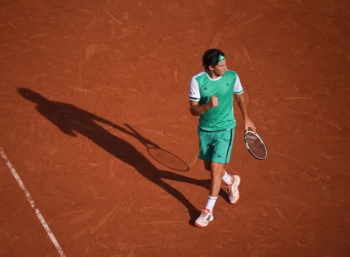 Dominic Thiem celebra una victòria