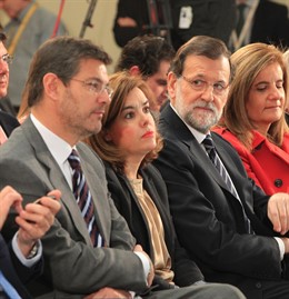 Rafael Catalá, Soraya Sáenz de Santamaría, Mariano Rajoy i Fátima Báñez