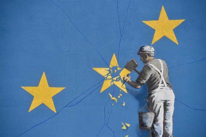 Mural de Banksy sobre el Brexit
