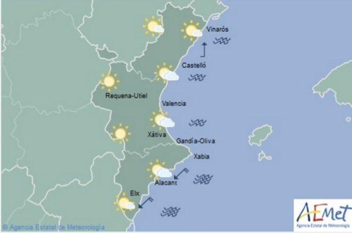 Predicción de este jueves 