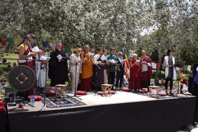 Celebración del Vesak en Barcelona