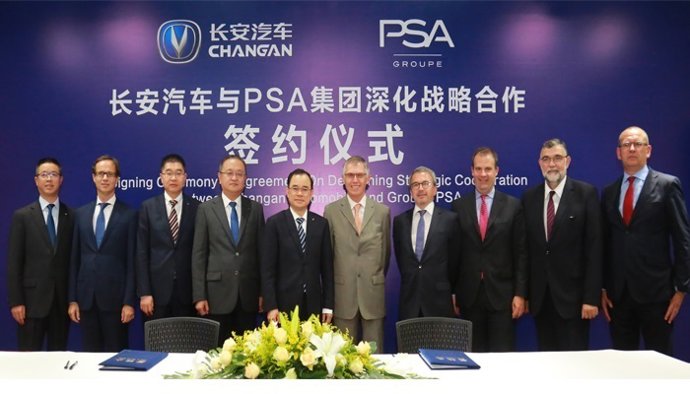 Cooperación entre PSA y ChangAn