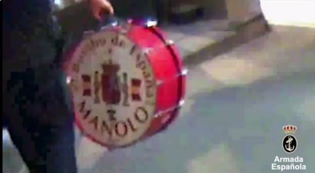 La Armada Española encuentra el bombo de 'Manolo el del bombo'
