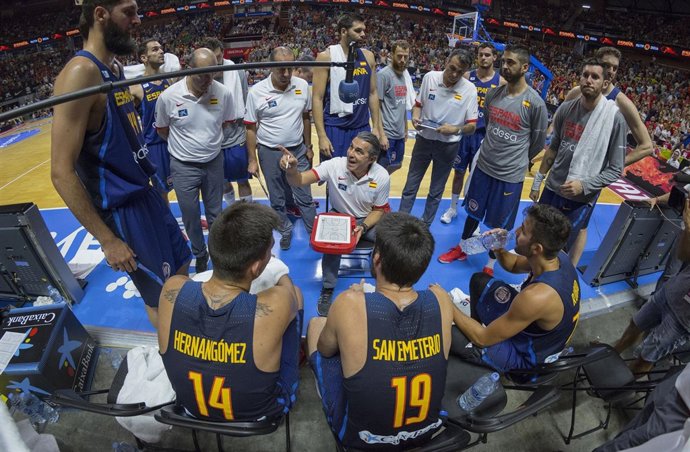 El seleccionador nacional de baloncesto, Sergio Scariolo