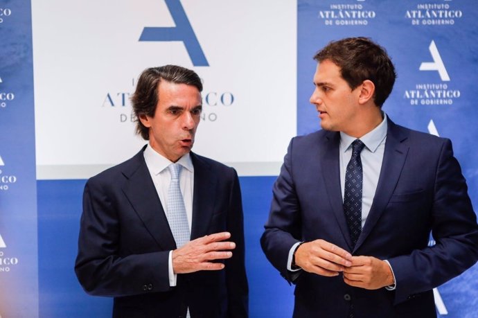 Albert Rivera y José María Aznar