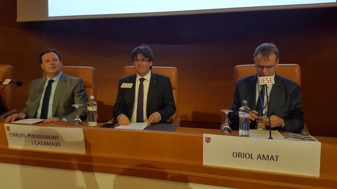 Pte.C.Puigdemont abre el VIII Cong.Catalán de Contabilidad y Dirección de Iese