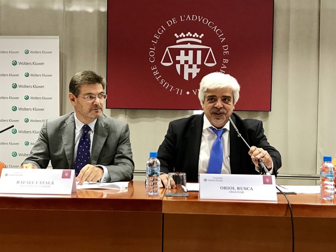 El ministre R.Catalá i O.Rusca (Icab)