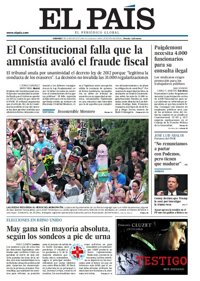 Las portadas de los periódicos de hoy, viernes 9 de junio de 2017
