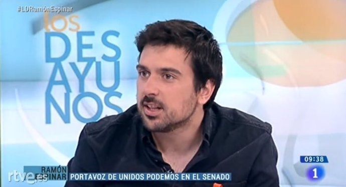 Ramón Espinar en TVE