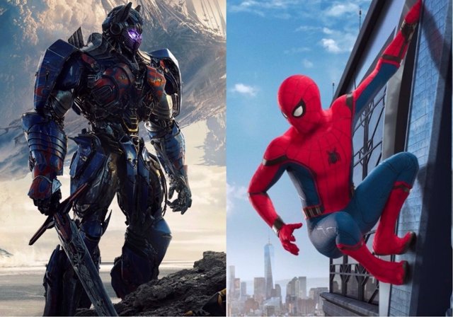 Transformers: El último caballero/Spider-Man: Homecoming