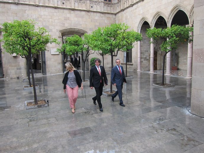  Carles Puigdemont arriba al Consell Executiu          