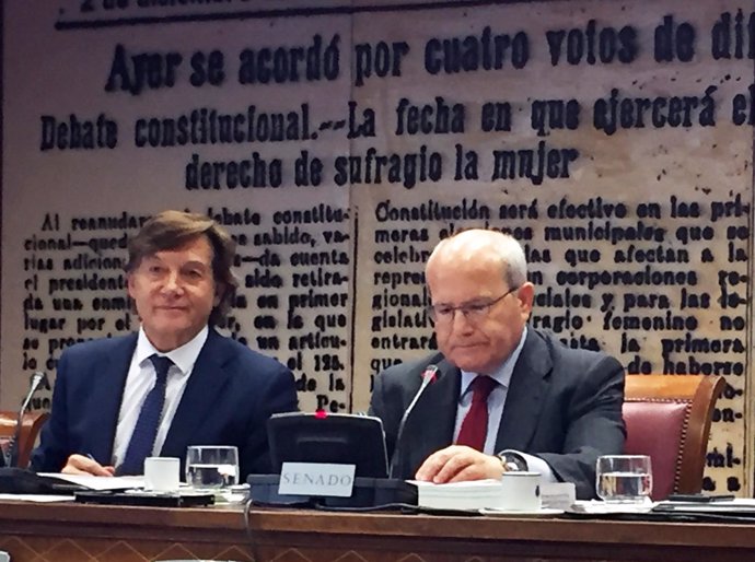 José Ramón Lete, presidente del CSD, en una comparecencia en el Senado
