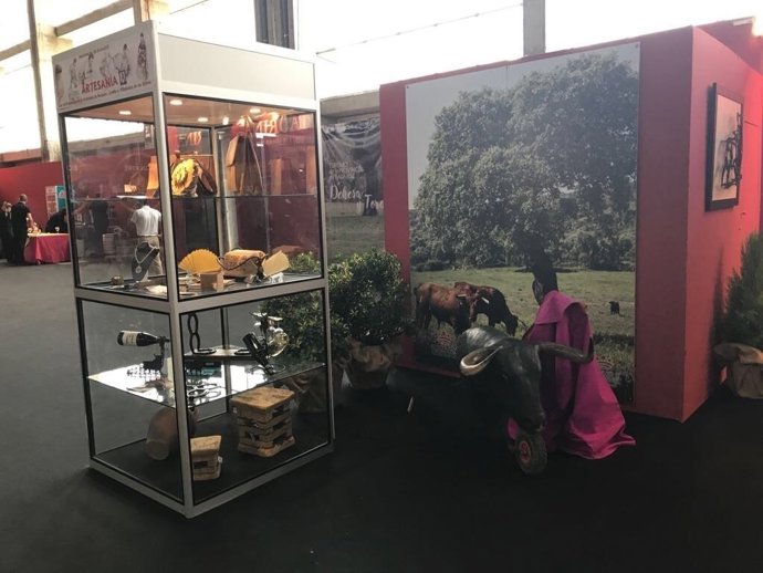 Expositor de la Diputación de Badajoz en Ecuextre 2017