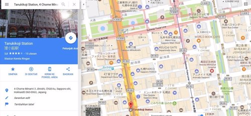 Planos de estaciones de metro en Google Maps