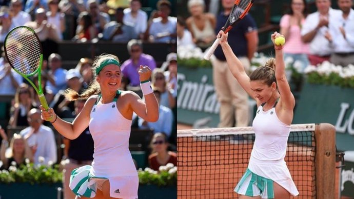 Ostapenko y Halep se miden en la final de Roland Garros 2017