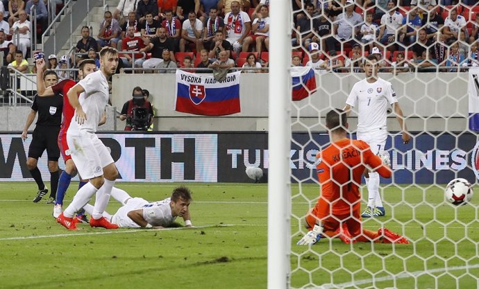 Inglaterra gana a Eslovaquia en la clasificación para el Mundial de 2018
