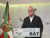 PNV afirma que la "pertenencia obligatoria" de Cataluña a España "divide y eso se soluciona con vías como el referéndum"