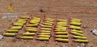 La Guardia Civil desactiva cincuenta cohetes granífugos en Mondéjar
