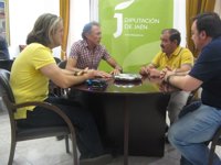 Una mesa de trabajo estudiará cómo mejorar la seguridad de los ciclistas en carreteras de la Diputación en Jaén