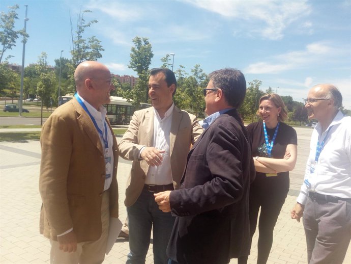  Valladolid: Carnero (I), Maíllo (C) Y Vázquez (D)